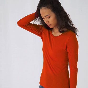 CGTW071 - Ladies' organic Inspire long-sleeved T-shirt