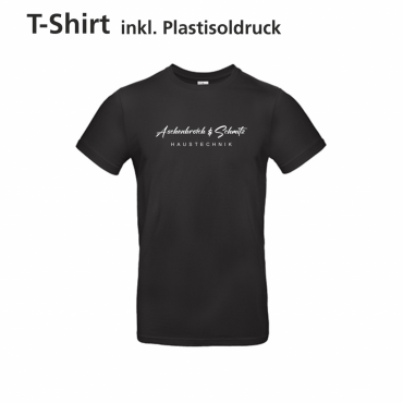 Aschenbroich T-Shirt Druck Text black